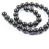 Natural Jet Black Onyx Polished Smooth Round Ball Beads Strand Length is 14 Inches & Sizes from 8mm approx.